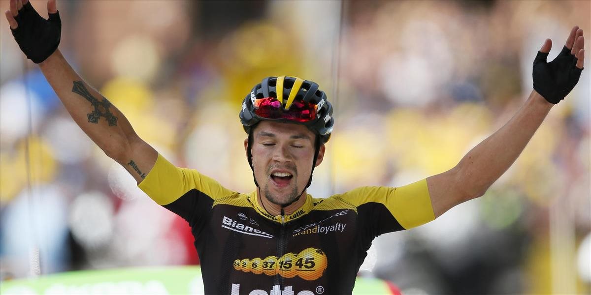 Tour de France: Slovinec Roglič po 34 km sóle víťazom prvej alpskej etapy, obhajca Froome zostal v žltom drese