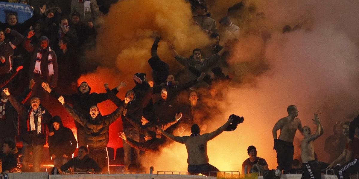 UEFA za výtržnosti uzatvorila štadión Hajduku Split