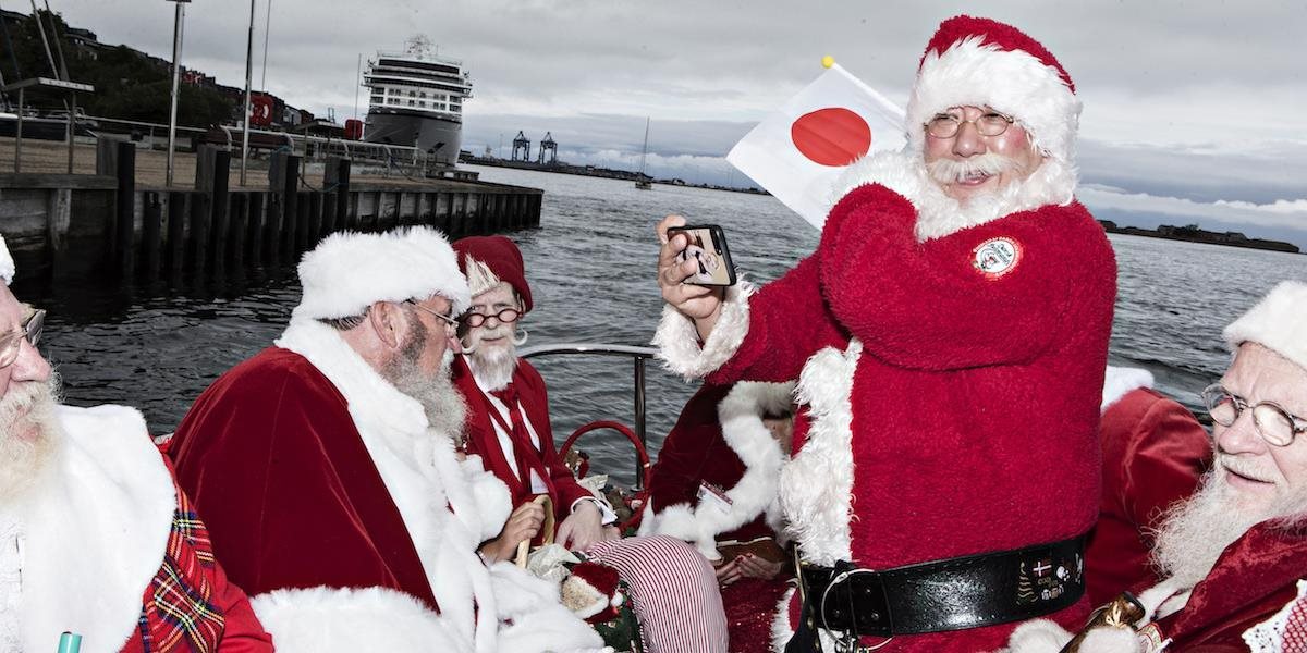 FOTO V Dánsku sa začal Svetový zjazd Santa Clausov: Potrvá do štvrtka