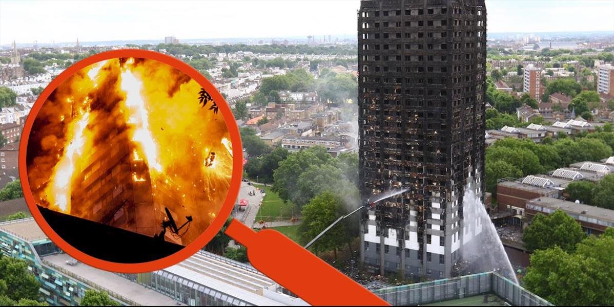 V prípade vyhorenej budovy Grenfell Tower v Londýne podozrievajú miestne úrady