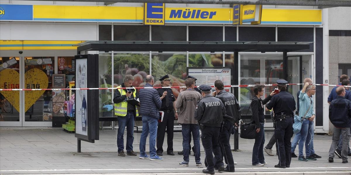 Útok nožom v nemeckom supermarkete si vyžiadal jedného mŕtveho a 4 zranených
