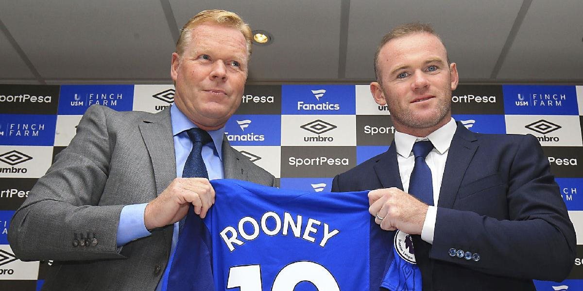 Rooney sa na dohodnutú výmenu dresov vykašľal