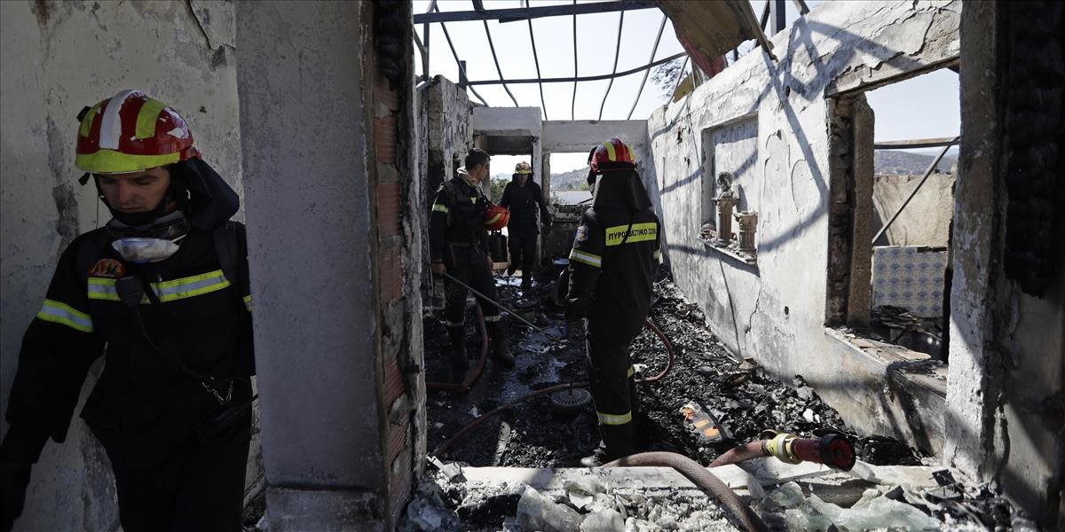 Grécke úrady zatkli podpaľača, ktorý založil 16 požiarov