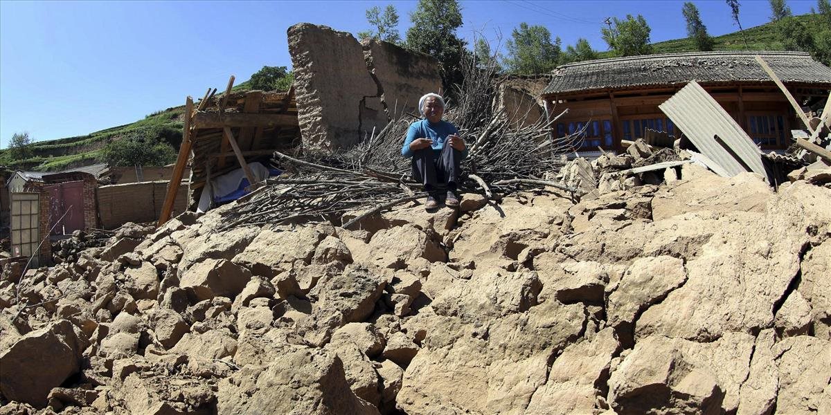 Strednú Čínu zasiahlo silné zemetrasenie