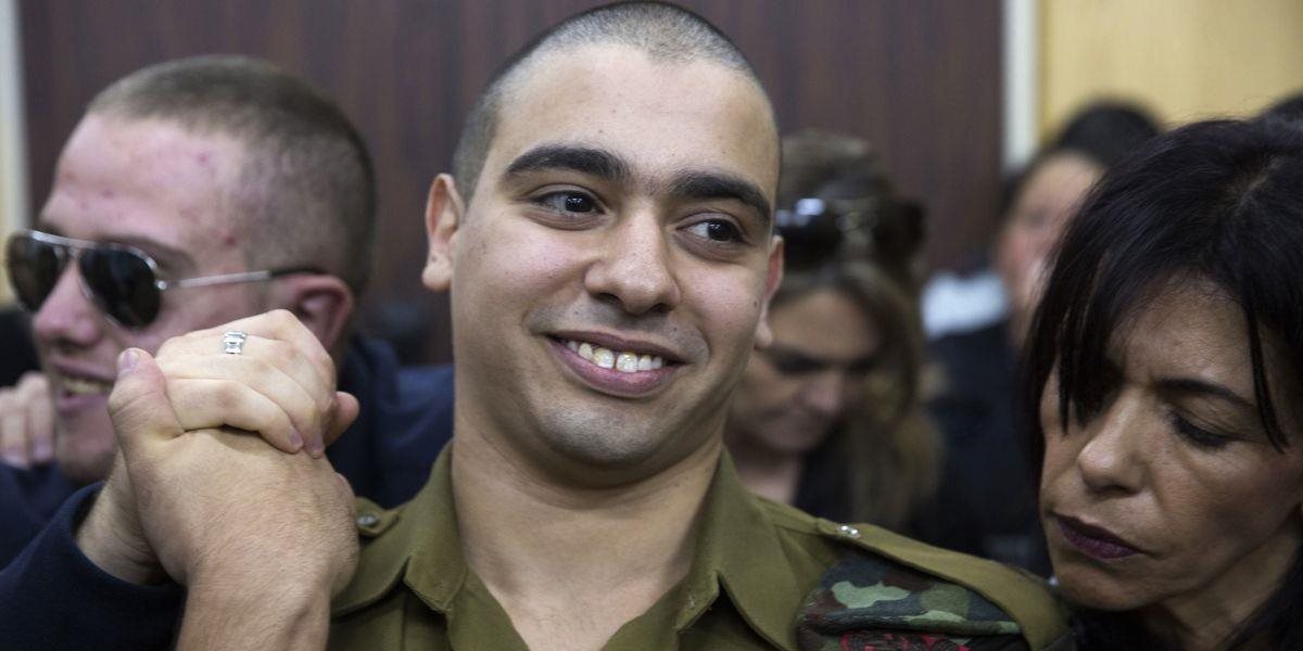 Izraelský vojak,ktorý zastrelil zraneného Palestínčana, nastúpil na výkon trestu