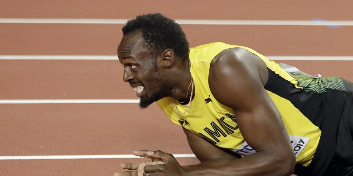 Bolt skončil kariéru v šprinte bolestivým zranením