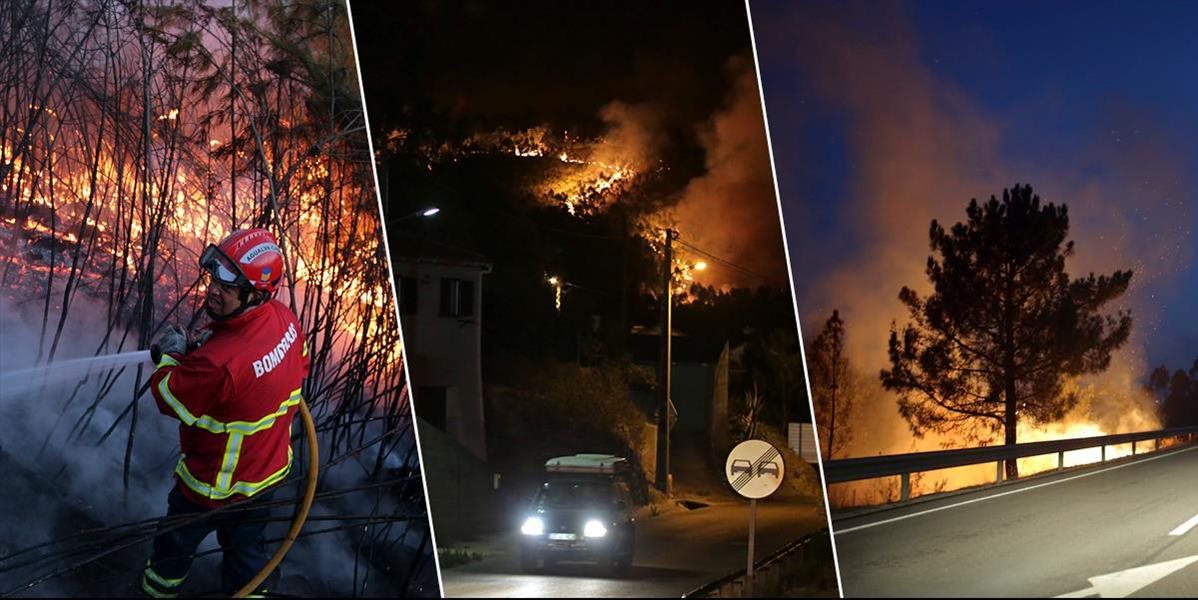 VIDEO S lesnými požiarmi v  Portugalsku bojuje 3000 hasičov