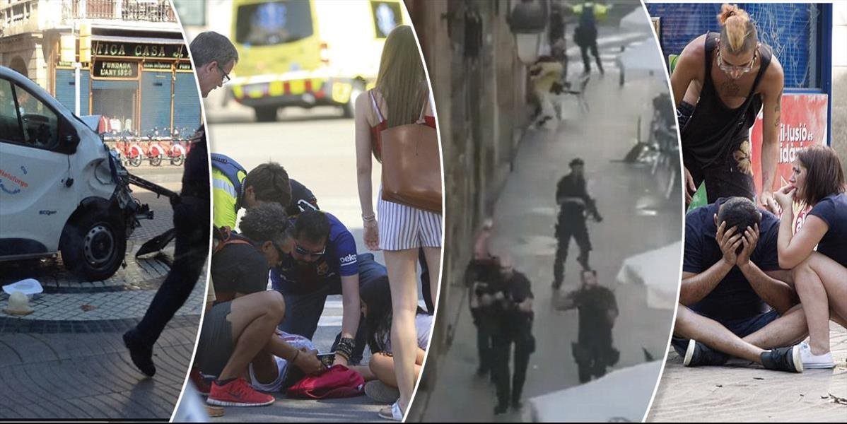 AKTUALIZOVANÉ FOTO V Barcelone došlo k teroristickému útoku, najmenej 13 mŕtvych a 100 zranených