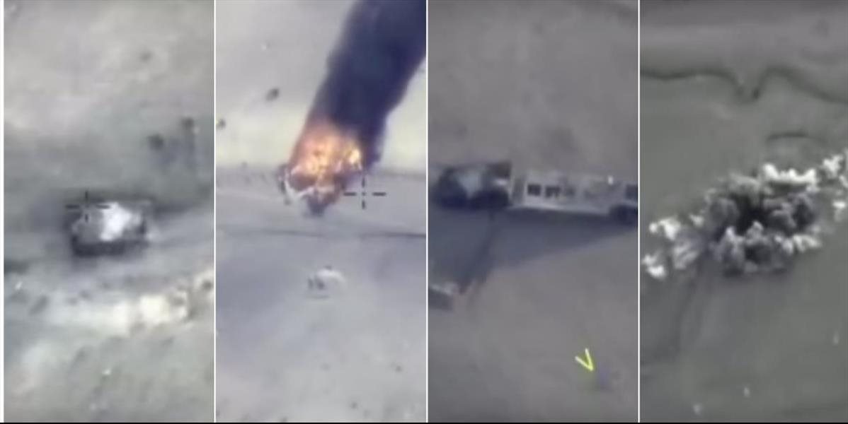 VIDEO Ruské letectvo v Sýrii zlikvidovalo vyše 200 militantov Islamského štátu