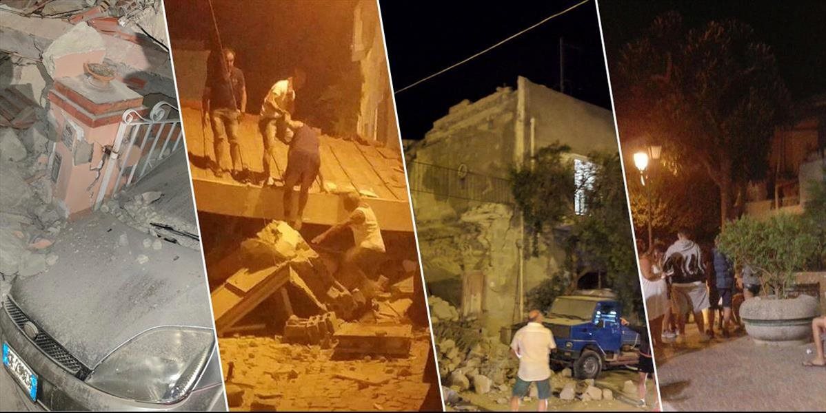 AKTUALIZOVANÉ FOTO + VIDEO Pri zemetrasení na talianskom ostrove Ischia padali budovy: Dve ženy zahynuli