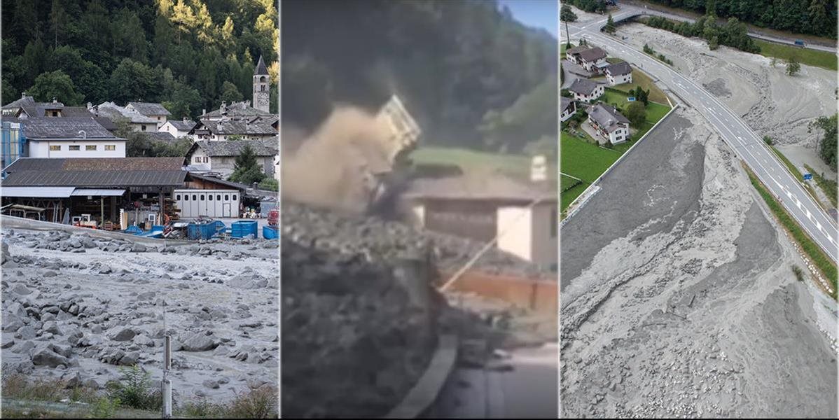 FOTO+VIDEO Vo švajčiarskych Alpách došlo k zosuvu skalnej lavíny: Osem ľudí je nezvestných
