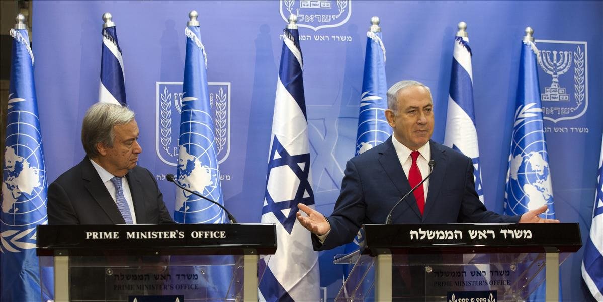 Netanjahu tvrdí, že Irán buduje v Sýrii raketové továrne, skritizoval aj OSN