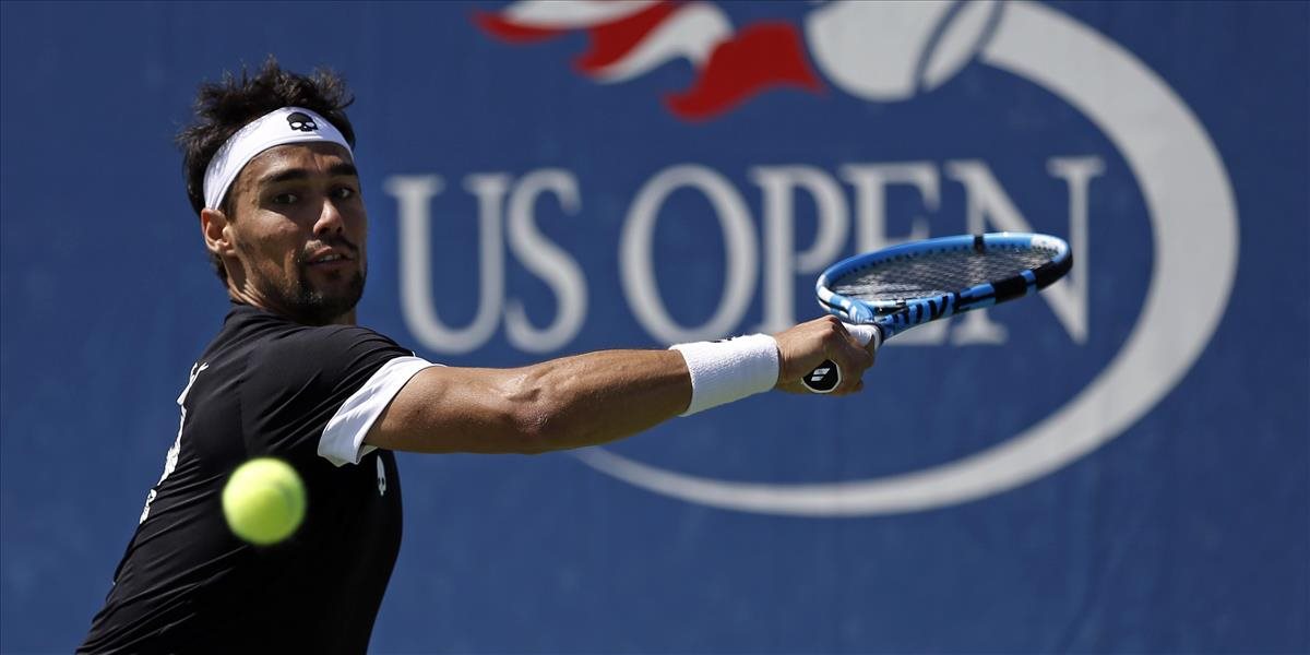 US Open:Fognini si vyslúžil pokutu 24.000 dolárov za nešportové správanie
