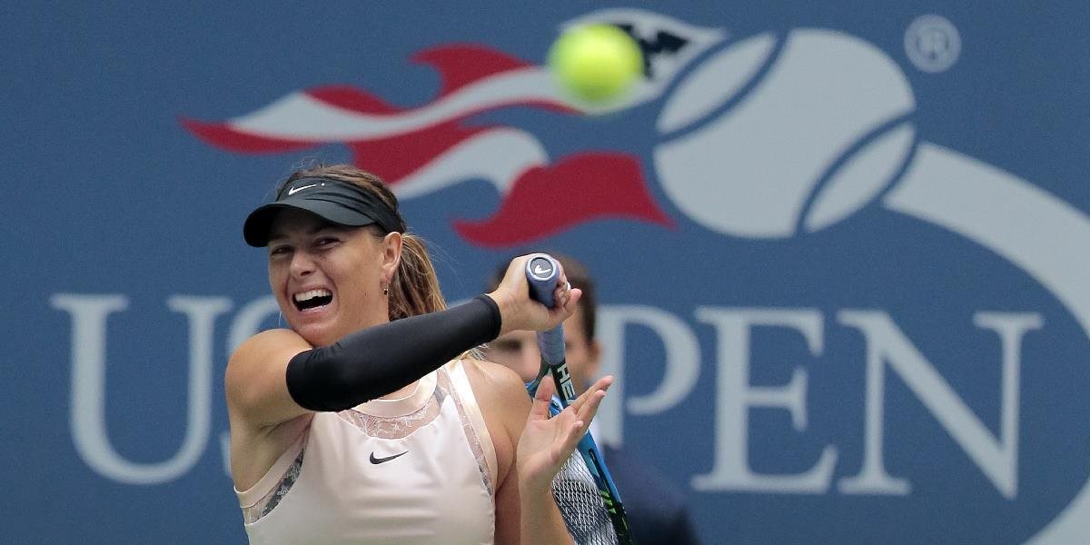 US Open: Šarapovová aj napriek vyradeniu spokojná s grandslamovým návratom
