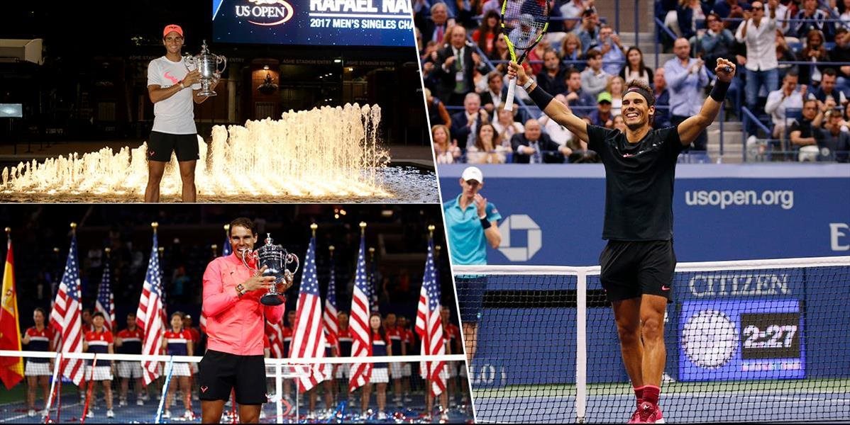 US Open: Nadal po šestnástom grandslamovom titule: "Bol to výnimočný rok"
