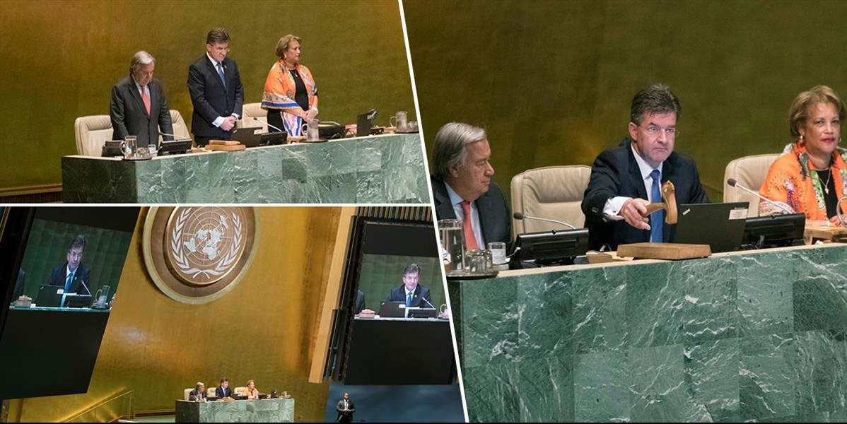 Lajčák dnes otvoril 72. zasadnutie Valného zhromaždenia OSN