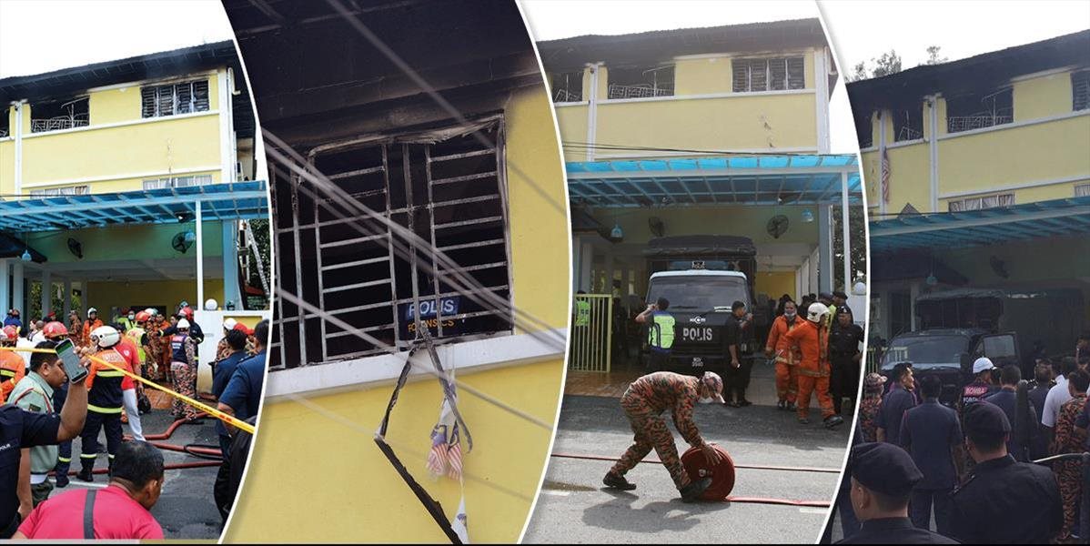 FOTO+VIDEO Pri požiari školy v Malajzii zahynulo 25 ľudí, prevažne tínedžerov