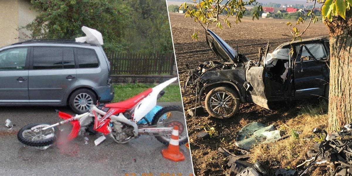Pri zrážke so srnou zahynula žena, náraz do auta neprežil motorkár