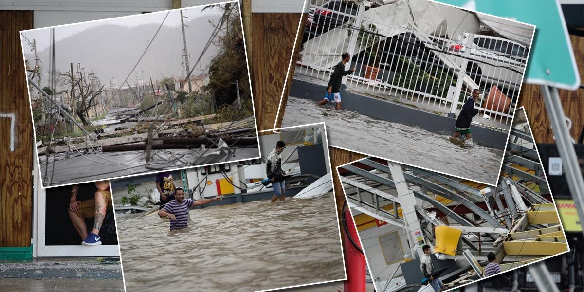 FOTO+VIDEO Ochromené Portoriko sa snaží postaviť na nohy po hurikáne Maria