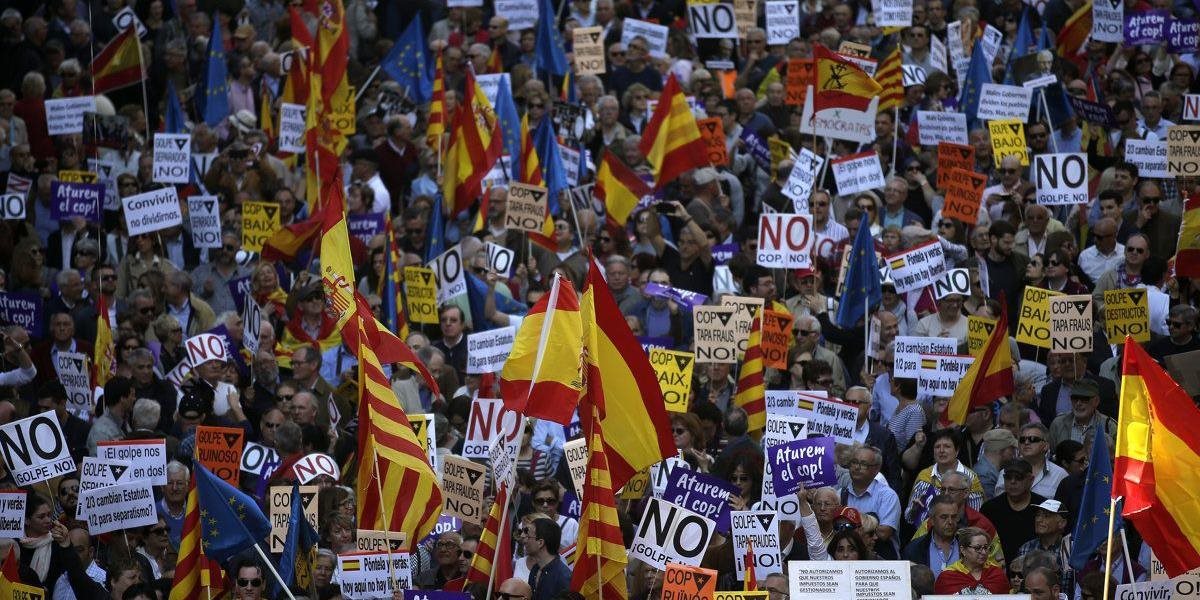 Separatistické hnutie vyzvalo Kataláncov na protesty, chcú tak vyjadriť nesúhlas s vládou a jej nariadeniami