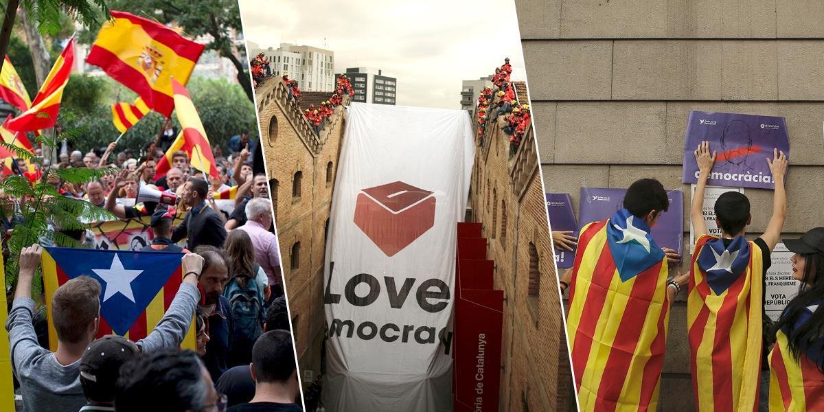 VIDEO Katalánske referendum je na spadnutie, nervozita a tlak v regióne pomaly hustne