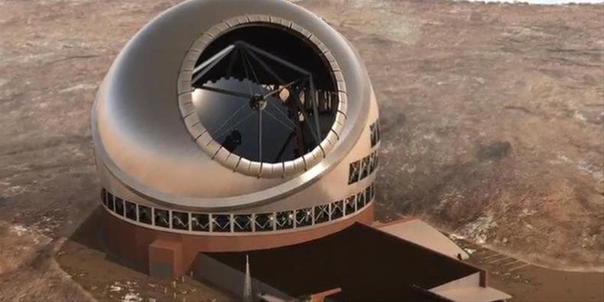 VIDEO Havajské úrady vydali povolenie na stavbu najväčšieho teleskopu na svete