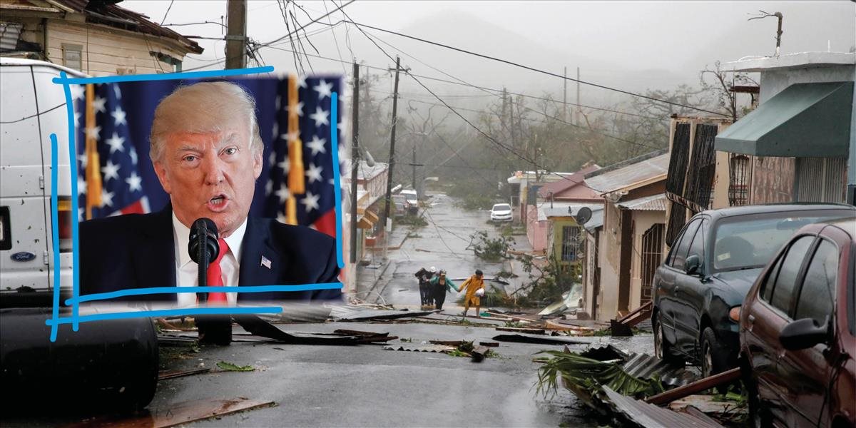 Portoriko je v zúfalej situácii, Trump im namiesto vody a jedla posiela papierové utierky!