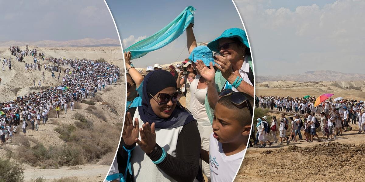Zrodilo sa nečakané spojenie, ženy izraelského a palestínskeho pôvodu spoločne pochodujú za mier