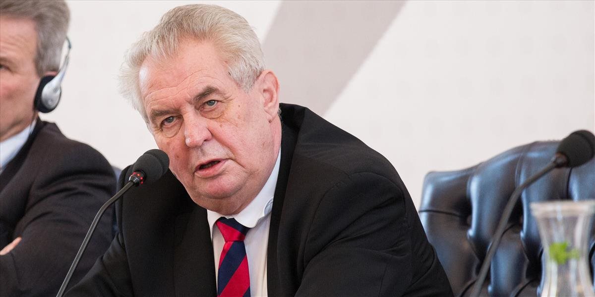 Miloš Zeman kritizoval v Rade Európy protiruské sankcie