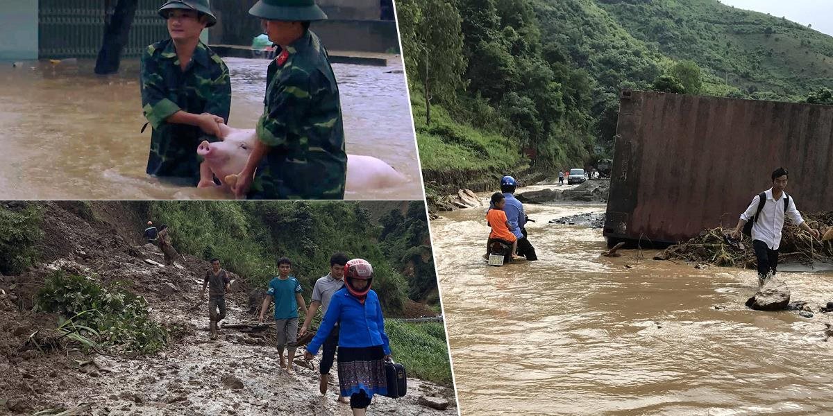 VIDEO Vo Vietname zabíjajú tropické lejaky: Počet obetí a záplav stúpol na najmenej 54