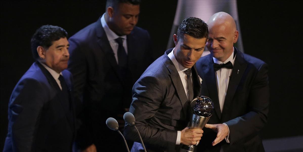 Ronaldo je piatykrát najlepším Futbalistom FIFA