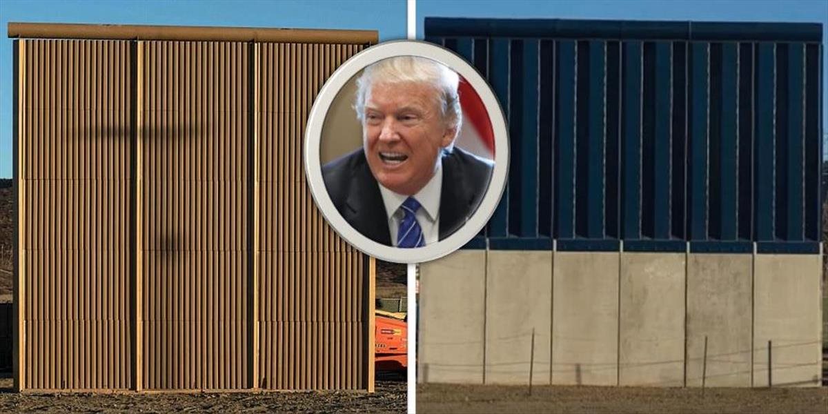 FOTO Američania si už vyberajú dizajn pre hraničný múr s Mexikom, majú osem možností