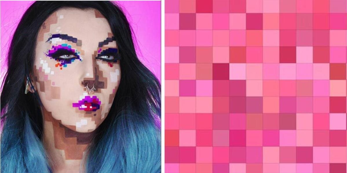 FOTO Krása má opäť novú formu, tváre žien pripomínajú starú počítačovú grafiku