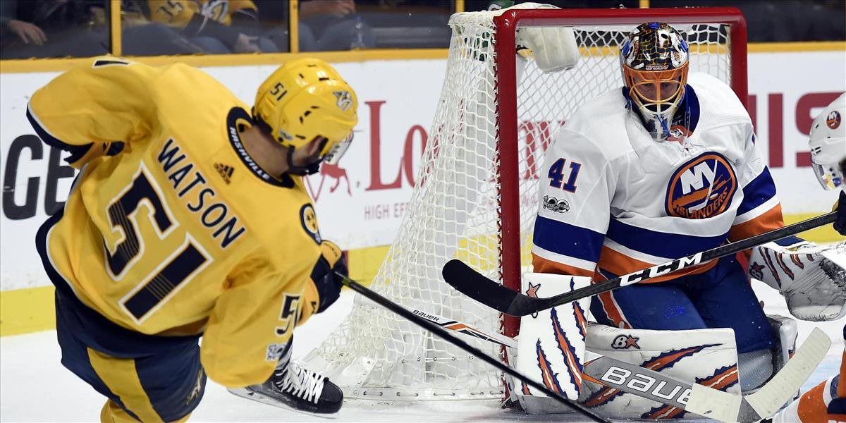 NHL: Halák a Tavares priviedli Islanders k výhre v Nashville