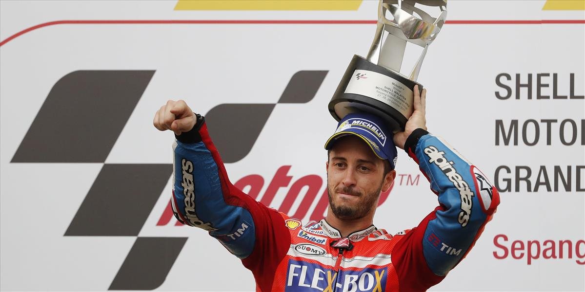 Dovizioso víťazom MotoGP na VC Malajzie: Márquez blízko k titulu