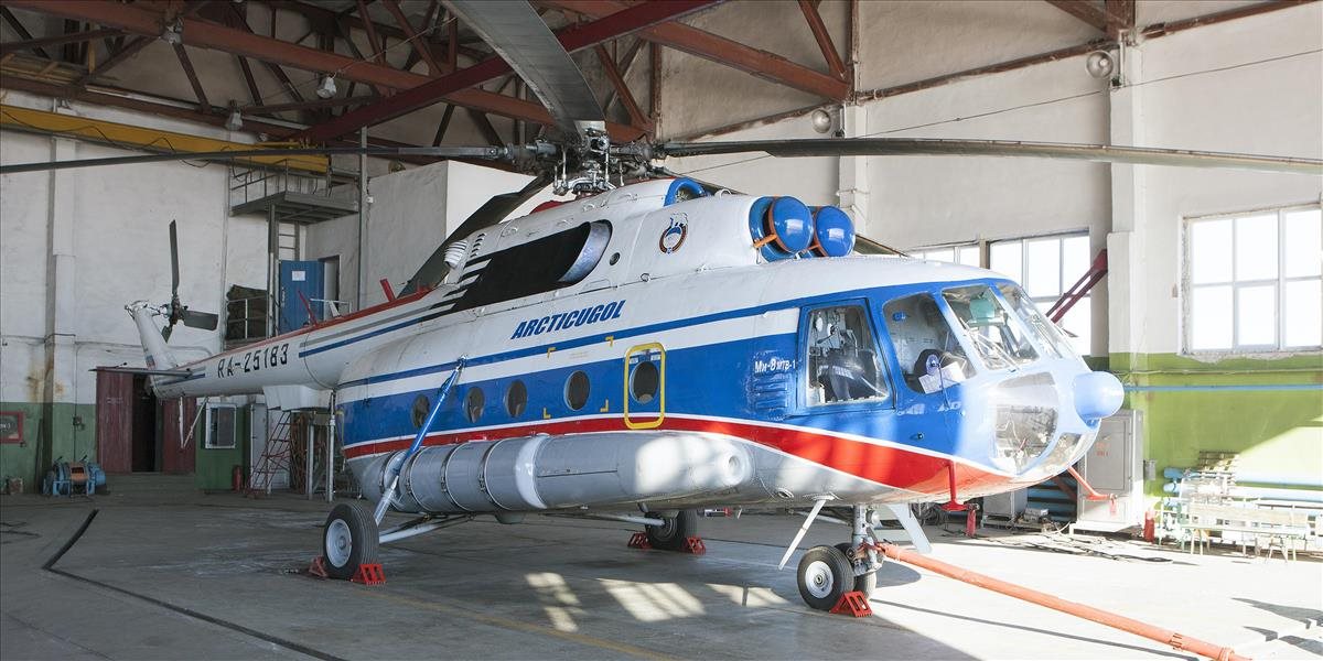 Pri pobreží Špicbergov objavili vrak havarovaného ruského vrtuľníka
