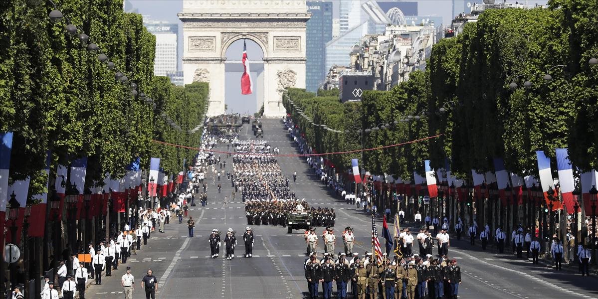 Pri Víťaznom oblúku v Paríži spomínali na koniec I. svetovej vojny