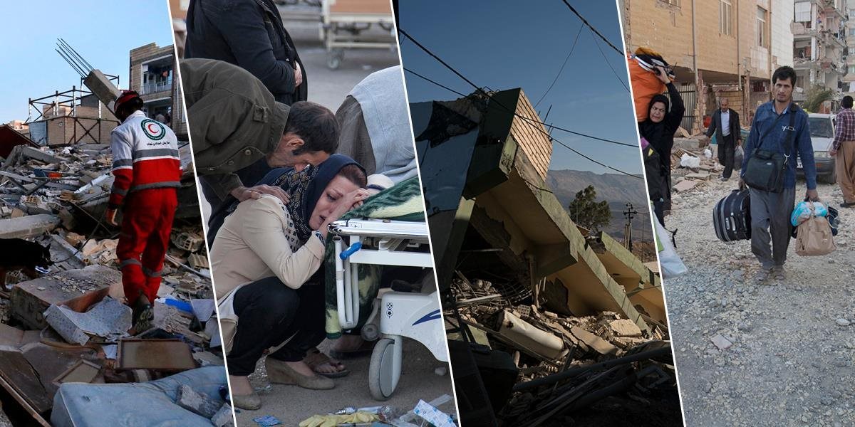 AKTUALIZOVANÉ FOTO + VIDEO Zemetrasenie na hranici Iraku a Iránu si vyžiadalo najmenej 341  mŕtvych a 5340 zranených