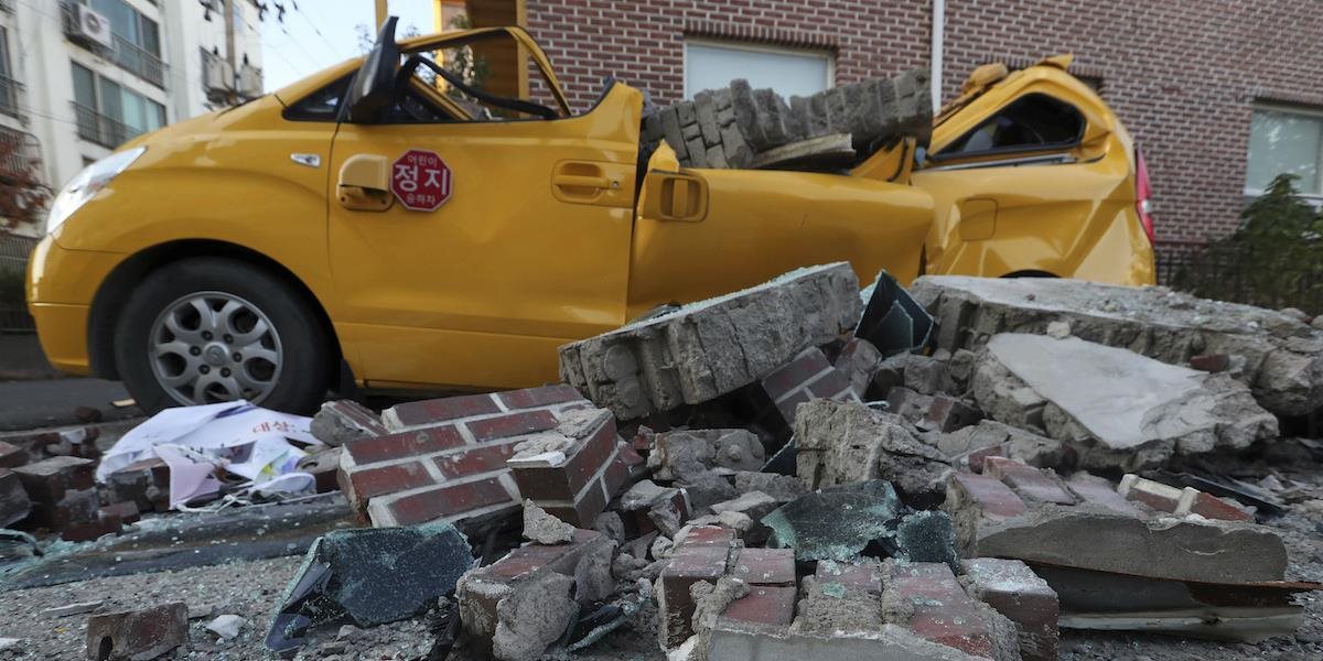 FOTO Južnú Kóreu zasiahlo zemetrasenie: Živel napáchal značné škody