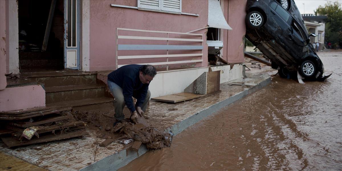 Povodne v Grécku si vyžiadali 14 životov, vláda vyhlásila štátny smútok