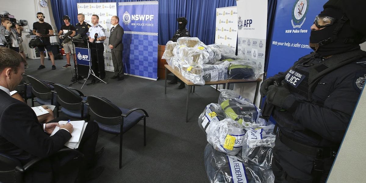 Austrálska polícia zhabala na jachte 700 kilogramov kokaínu