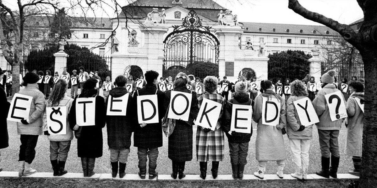 Nežná revolúcia mala slovenský prológ: pripomíname si študentskú akciu zo 16. novembra 1989