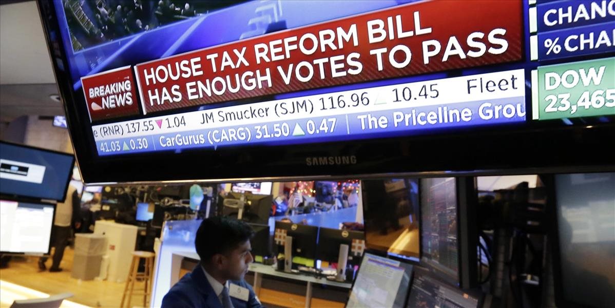 Snemovňa reprezentantov USA schválila daňovú reformu. Najväčšiu za 30 rokov