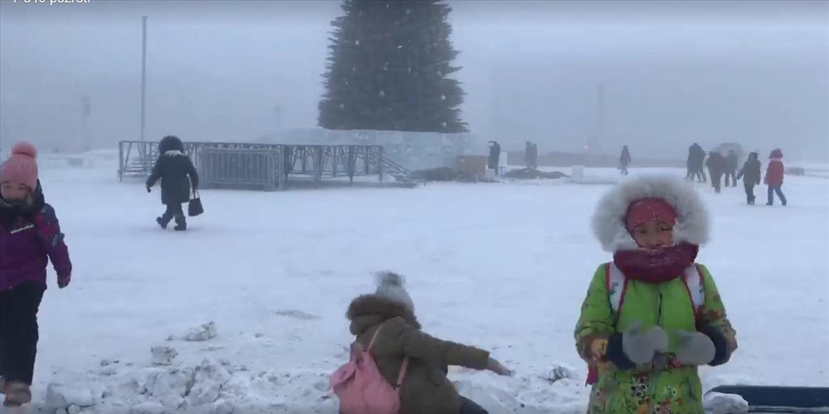 VIDEO Deti na Sibíri nezastaví na ceste do školy ani 50-stupňový mráz!