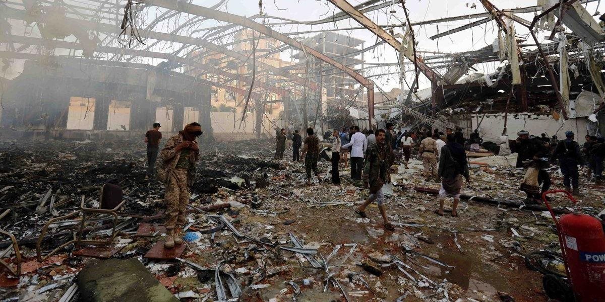 Jemenčania sa museli ukrývať v suterénoch pred náletmi Saudskej Arábie