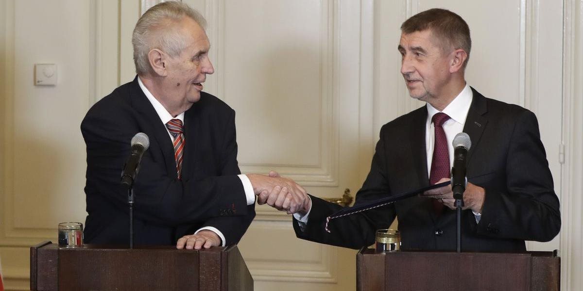 Prezident Zeman vymenuje Babiša za premiéra v stredu