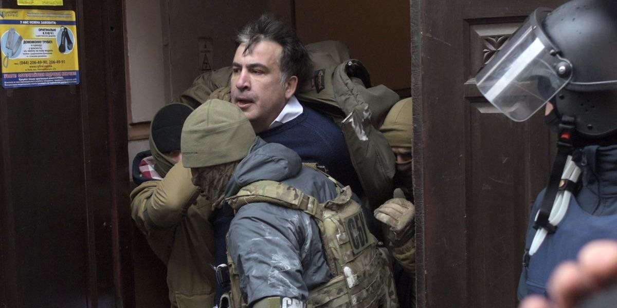Gruzínsky exprezident Saakašvili po zatknutí unikol polícii
