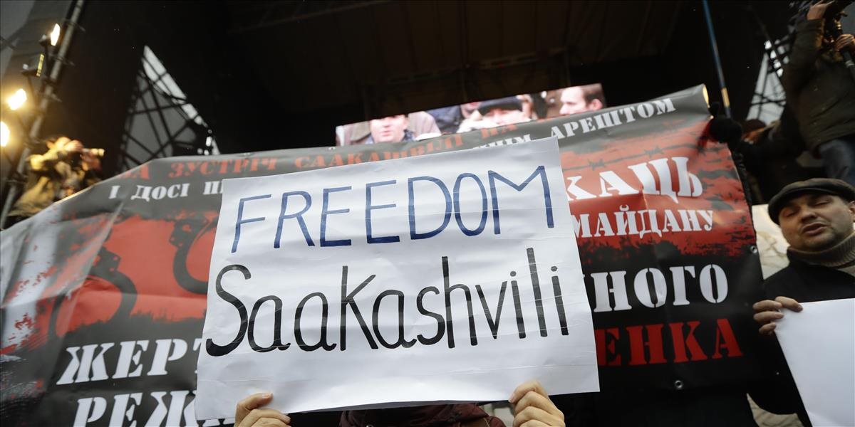 V Kyjeve protestujú podporovatelia Michaila Saakašviliho