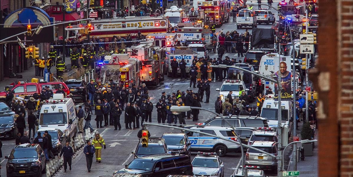 FOTO a VIDEO Na Manhattane vybuchla bomba, bol to pokus o teroristický útok
