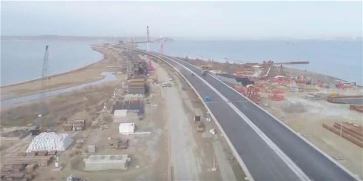 Krymský most bude slúžiť pre automobilovú dopravu od konca roka 2018